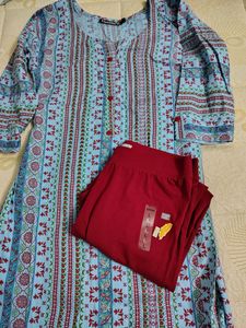 Combo Of New Kurti & Leggings