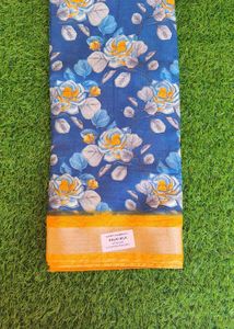 Floral Print Saree Set Of 6