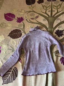 Partywear Sweater High neck For Women