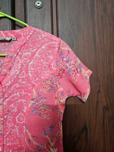 Pink Floral Kurta