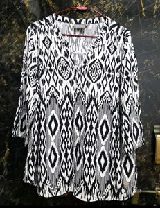 Gia Black And White Tunic