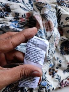 American Eagle Floral Keyhole Tassel Maxi Dress