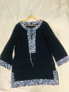 Pakistani Zebra Print Tunic
