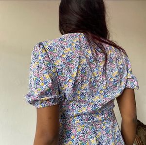Floral Wrap dress