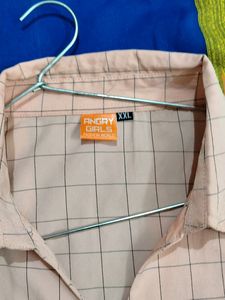 Light Pink Formal Check Shirt