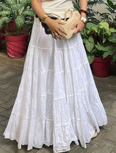 Big Flared Long Skirt