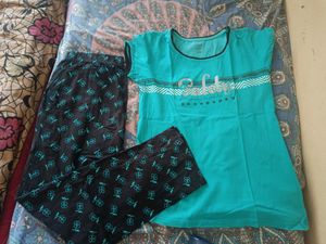 Green Night Dress Women