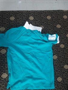 Teal Polo Shirt M size