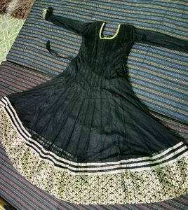 Elegant Embroidered Ethnic Gown