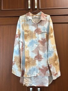 Tie-Dye Women Long Shirt