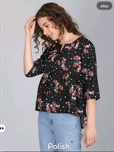 New With Tag Floral Aesthetic Top