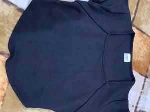 New Trendy Black Long Sleeve Corset Top