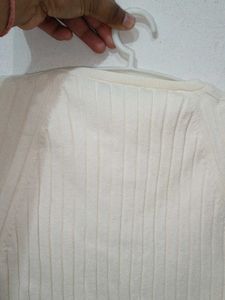 V Neck Winter Top From Zara