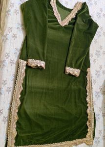 Beautiful Velvet Suit With Bottom