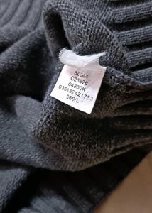 Ralph Lauren Gray Knit Button Sweater