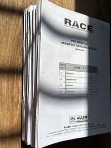 All Allen Race and compedium (11th &amp; 12th)