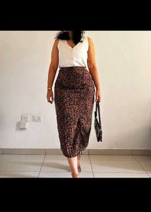 Leopard Print Skirt