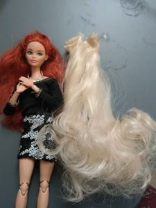 Barbie doll hair for reroot