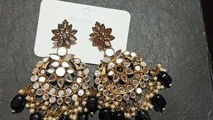 Rs 30 Off Del Like New Black Earrings❤️