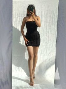 Black Bodycon Mini Dress
