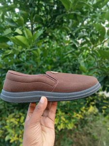 Brown Slip-On Casual Shoes