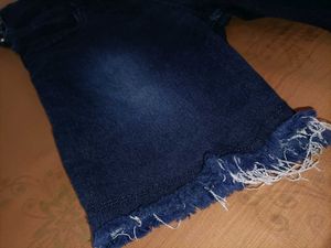 Denim Overalls Shorts