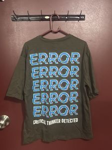 Graphic Tee - Olive Green Slogan T-Shirt