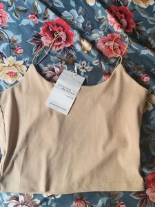 Cute Beige Cami Top with Tags