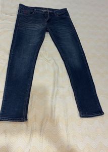 Dark Blue Denim Jeans