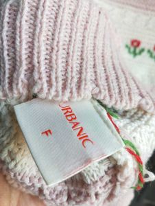 Floral Knit Cardigan URBANIC