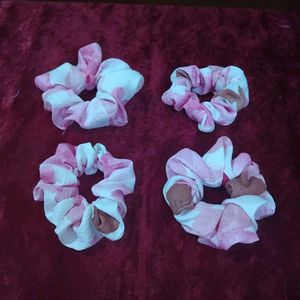 Floral Scrunchie Set