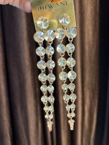 Gold Diamond Earings