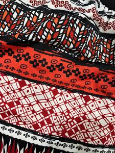 Beautiful Red And Black Shirt Dress