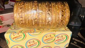 Silver And Golden Bangles