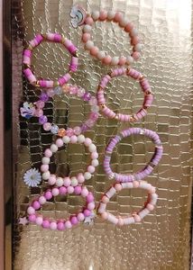 Pink Bracelet Set