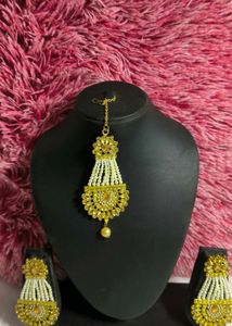 Elegant Indian Jewelry Set beautiful beaded