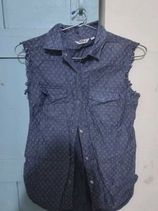 Dark Blue Top