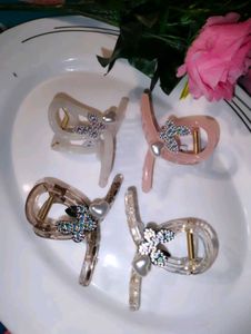 Stylish Hair Clips 4 piece