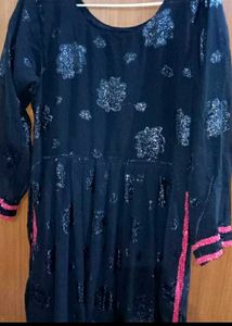 Black Naira Cut Kurti