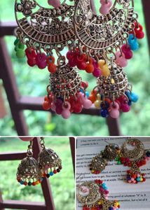 earrings of combo(3)+1pair clip🌷