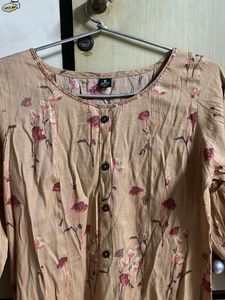 Brown Asthetic Kurti