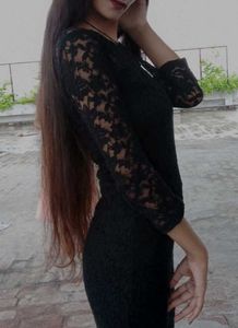 Black Lace Bodycon Dress