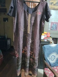 Floral Print Kurti Pant Set