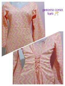 Pinterest short corset Kurti 🎀