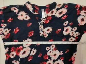 Colorful Flower ful Top