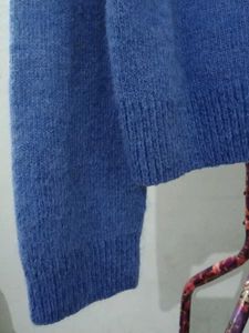 Blue Knit Sweater
