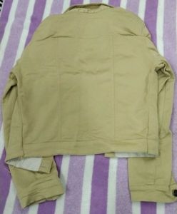 Beige Denim Jacket