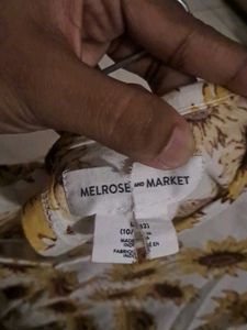 Sunflower print fit &amp; flare (XS)