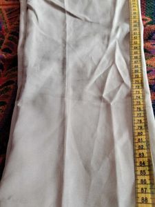 Cream white casual pant M size