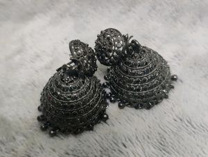 Metal Silver Jhumka